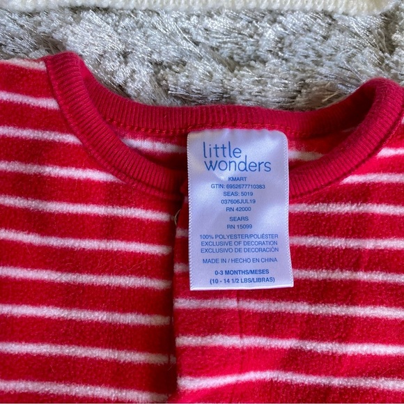 Little Wonders Baby Christmas Pajamas - Picture 4 of 4